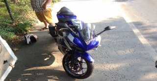 (Özel) Sarıyerde Feci Motosiklet Kazası Kamerada