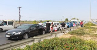 Antalyada Zincirleme Kaza: 1 Yaralı