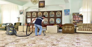 Zeynel Abidin Türbesinde Temizlik Çalışması Yapıldı