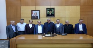 Muhtarlardan Başkan Toçoğluna Ziyaret
