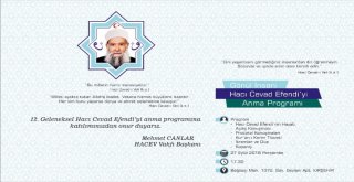 Merhum İslam Düşünürü Hacı Cevat Efendi Anılacak