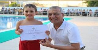 Mezitlide Yüzme Kursuna Yoğun İlgi