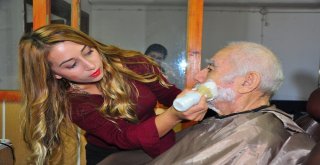 Gönüllü Kuaförlerden Yaşlılara Saç Ve Cilt Bakımı