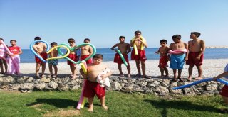 Sodes Projesi İle Hem Yüzmeyi Öğrendiler Hem Eğlendiler